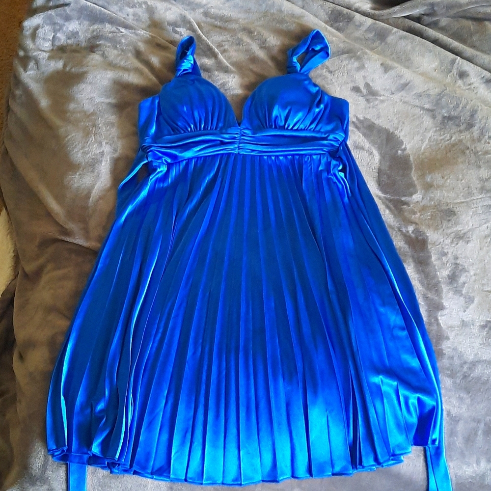 Royal blue dress